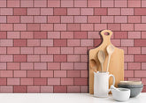 Rose Gold Subway Peel and Stick Wall Tile | Kitchen Backsplash Tiles